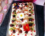 Une image de l'étape 5 de Gâteau 🍰 sans cuisson aux fruits rouges petits beurre chantilly 😋.