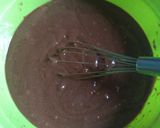 Foto langkah ke 4 dari resep Eggless Chocolate Cake (No Mixer).