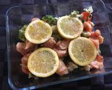 Une image de l'étape 1 de Poulet au citron cuit au four.