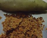 A picture of step 2 of Sweet potato tapioca paratha.