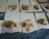 A picture of step 3 of Paneer masala puff in pan.