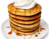 A picture of step 3 of Milky vanilla pancake.