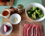 Foto del paso 1 de la receta: Ternera con brócoli y setas al estilo chino
