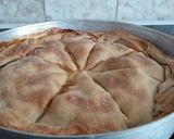 Φωτογραφία βήματος 6 της συνταγής Πίτα με χειροποίητο φύλλο & γέμιση 3 κίτρινα τυριά & ντομάτα
