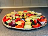Mediterranean roast chicken and vegetables with cous cous!