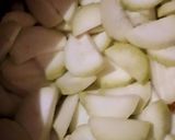 A picture of step 3 of Lauki chana dal mix.