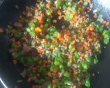 Foto langkah ke 4 dari resep Nasi Tim Isi Telur Ragout.