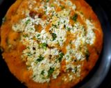 A picture of step 5 of Nutritients packed Cucumber and Tomato chilla with paneer filling.