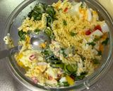 A picture of step 4 of Fusilli Pasta Salad.