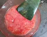 A picture of step 3 of Watermelon gola.