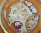 Hình bước làm 1 của món Salad Đào - Peach Salad