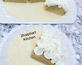 A picture of step 7 of Tres leches (milk cake).