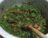 A picture of step 3 of Managu and saga mix.