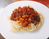 Hình bước làm 4 của món Mỳ Spaghetti hải sản sốt