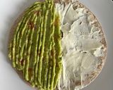A picture of step 2 of Quesadilla with Guacamole, Ground Beef, and Cream Cheese Spread.