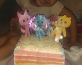 Foto langkah ke 5 dari resep Rainbow cake with buttercream.