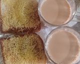 A picture of step 9 of My favourite dish Crunchy onina and tomato cheese toast.