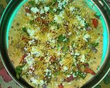 A picture of step 6 of Masala papad.