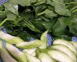 Hình bước làm 3 của món Canh Cua Mướp Mồng Tơi