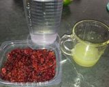 Foto del paso 1 de la receta: 🍹💊 Agua de arándanos y aceite esencial de menta 🌱