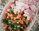 A picture of step 3 of Broken Wheat Chicken Soup with Roasted vegetables.