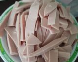 Foto del paso 1 de la receta: Fideos de Zapallo italiano con crema y jamón | Método grez