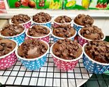 Gambar langkah 7 resipi Muffin Coklat🥰.