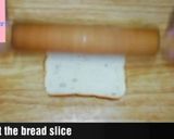A picture of step 6 of Chicken tikka bread roll.