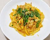 Hình bước làm 9 của món Bún xào Singapore (vị cà ri)