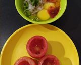 A picture of step 1 of Grilled Tomato with Egg Cheese Bhurji.