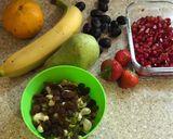 A picture of step 1 of Fruits and nuts raita.
