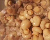 Pas rețetă ȚELINĂ CU CARNE DE PORC ȘI CIUPERCI, DREASĂ CU OU Ș LĂMÂIE! 3 fotografie