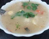 A picture of step 4 of Instant Mixed Veg Soup.