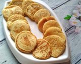 A picture of step 6 of Eggless mini pancake.