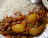 A picture of step 4 of Yellow beans stew.