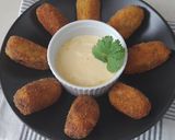 A picture of step 7 of Asparagus and Gorgonzola Croquettes.
