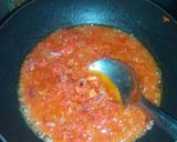 A picture of step 3 of White rice with egg and awara (tofu)sauce.