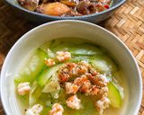 Hình bước làm 5 của món Canh Bí Xanh Nấu Tôm