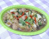 Foto langkah ke 4 dari resep Tumis Pokcoy Bakso -330-.