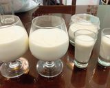 Hình bước làm 1 của món Panna cotta chanh dây