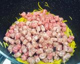 Une image de l'étape 3 de Rougail saucisses.