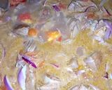 A picture of step 3 of Lauki Gosht.