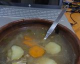 Foto del paso 3 de la receta: Sopa del caldo de pollo que quedó