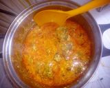 A picture of step 8 of Okra and egusi soup.