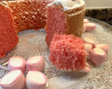 Foto del paso 17 de la receta: Bizcocho rosa con nubes dulces