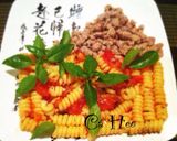 Hình bước làm 2 của món NUI NHÀ CÀ CHUA
