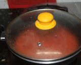 A picture of step 4 of Tomato paneer.