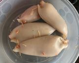 Une image de l'étape 2 de Encornets farcies avec pommes de terre.