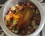 A picture of step 3 of One Pot Pav Bhaji.