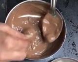 A picture of step 4 of Lychee Chocolate rasgulla.